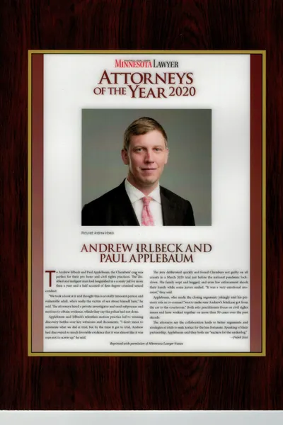 Photo of Andrew Marshall Irlbeck, Plaintiff Lawyer